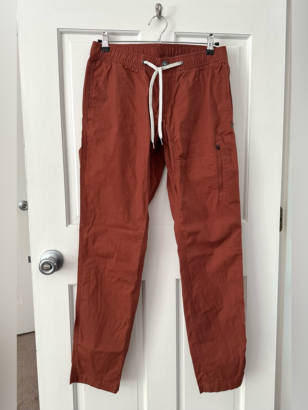Vuori V412 Rust Ripstop Organic Cotton Taper Outdoor Climber Pants Men’s Size S